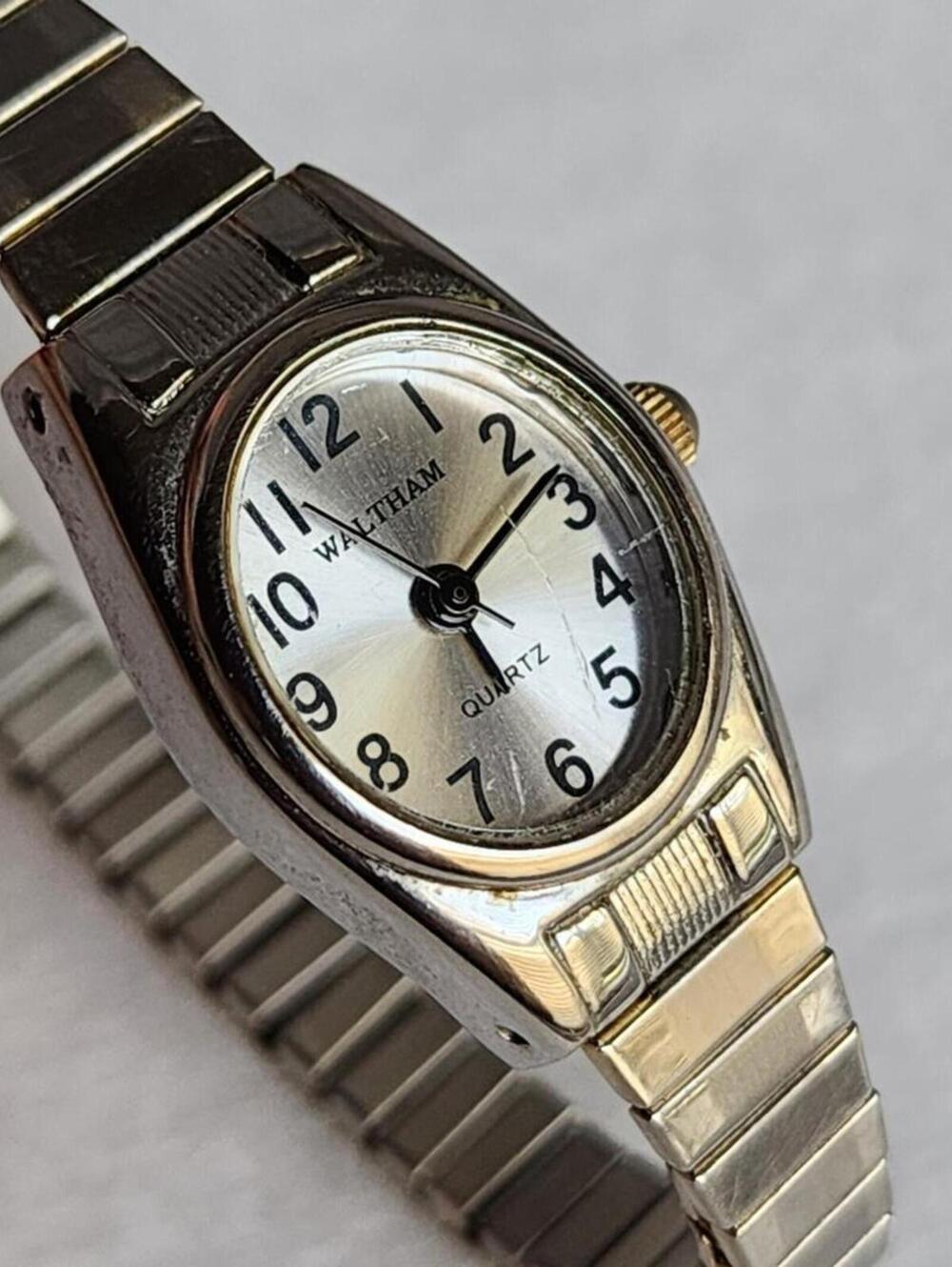 Antique Vintage Waltham Silver Watch